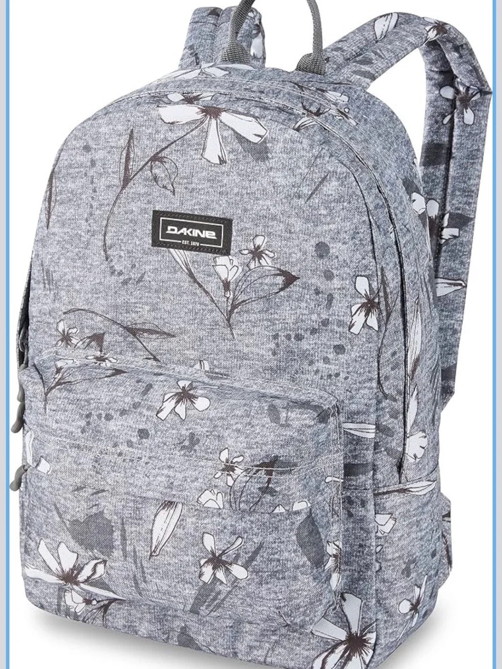 Dakine Gray Floral Print Backpack - Gray